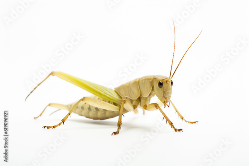 cricket with white background