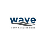 Wave Logo Design Vector