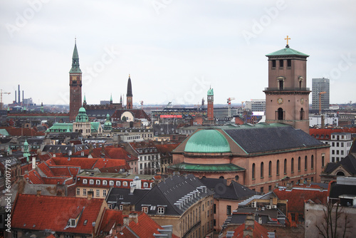 Photography View from Round Tower, copenhagen, denmark