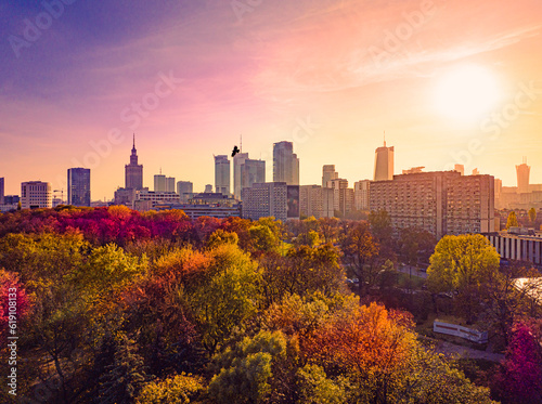 Warszawa - jesie   w Parku Saskim