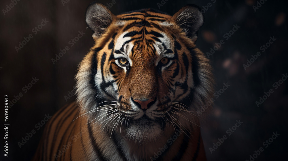 portrait of a tiger HD 8K wallpaper Stock Photographic Image portrait of a tiger HD 8K wallpaper Stock Photographic Image