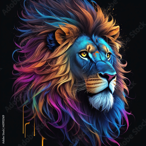 The lion is a species of big cat known for its majestic appearance and distinctive mane in males