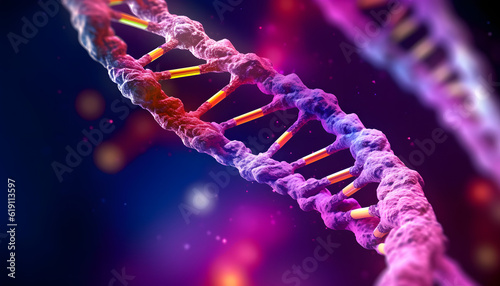 colorful DNA wallpaper