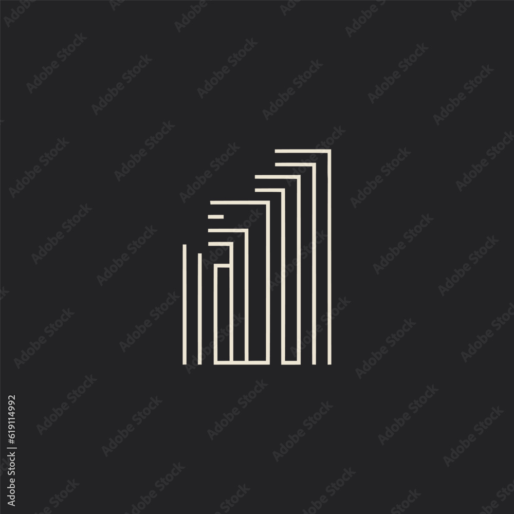 Real estate property building logo design vector illustration Real estate property building logo design vector illustration