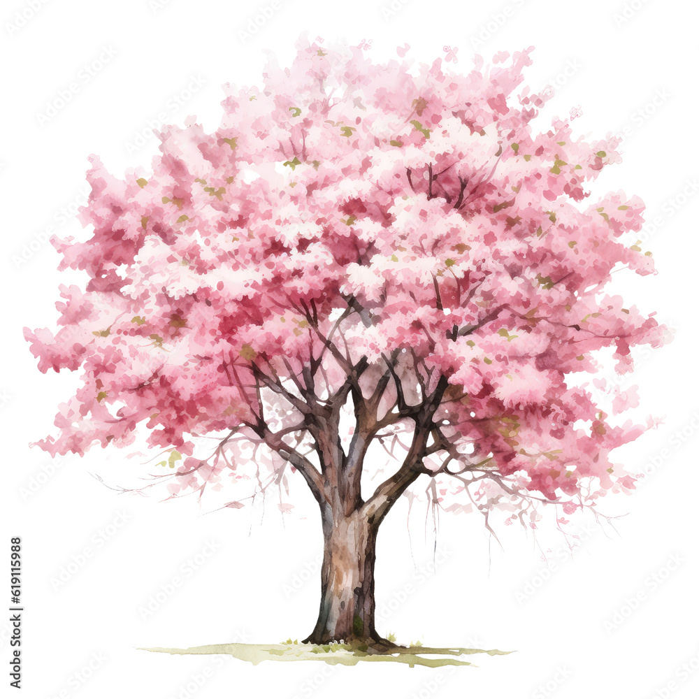 sakura tree,Generative AI