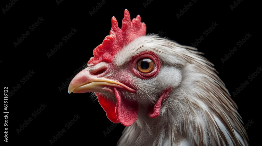 close up of a rooster HD 8K wallpaper Stock Photographic Image