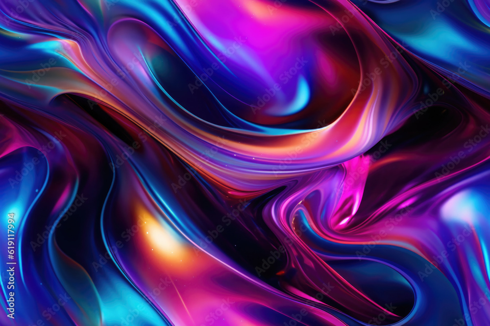 Nahtlos wiederholendes Muster - Textur von abstrakten leuchtenden Neon Lichter Nahtlos wiederholendes Muster - Textur von abstrakten leuchtenden Neon Lichter