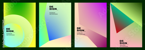 abstract gradient background design for poster, banner, background, template, flyer, brochure, advertisement, etc