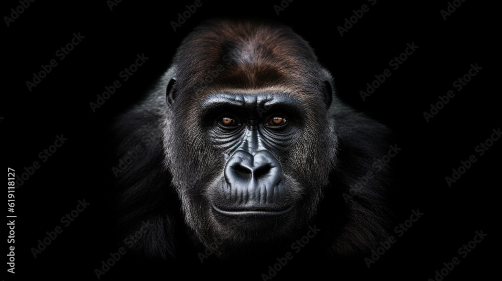monkey HD 8K wallpaper Stock Photographic Image