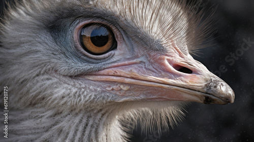 close up of an ostrich HD 8K wallpaper Stock Photographic Image photo