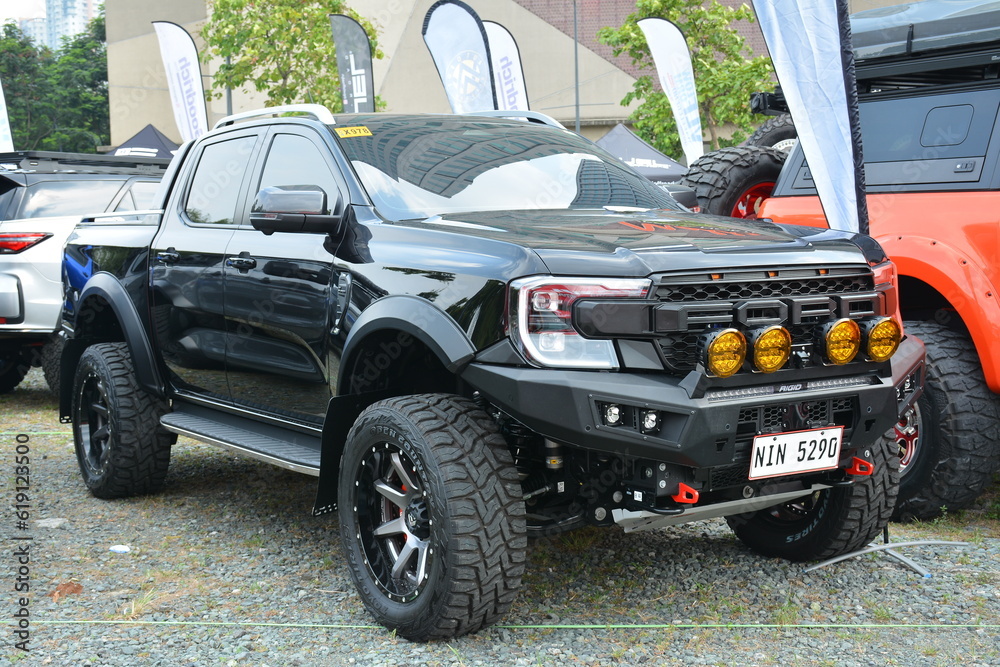 Ford ranger at Bumper to Bumper car show in Quezon City Stock Photo ...