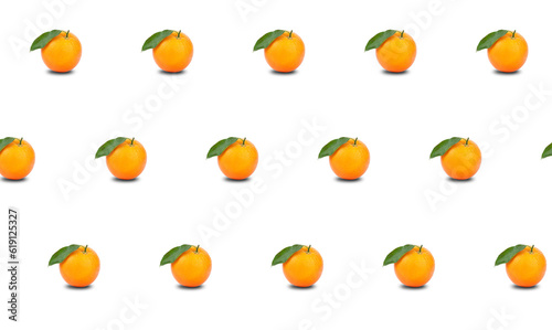 Fototapeta Naklejka Na Ścianę i Meble -  orange fruit pattern for background or textures