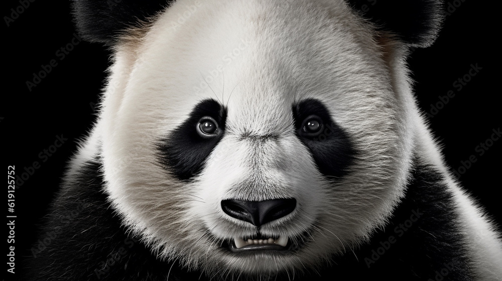 Fototapeta premium panda bear HD 8K wallpaper Stock Photographic Image