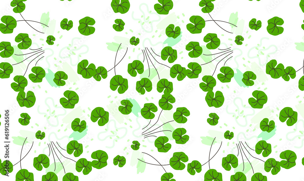 centella asiatica pattern background or texture centella asiatica pattern background or texture