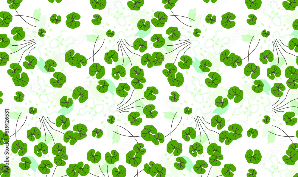 centella asiatica pattern background or texture centella asiatica pattern background or texture