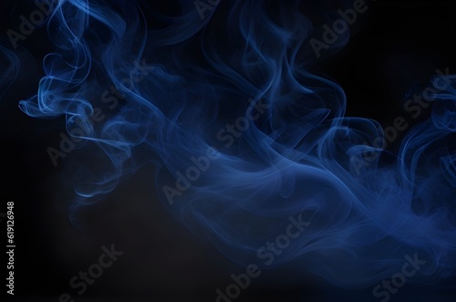 Mystical Midnight Blue Smoke Background: A Captivating and Enchanting Visual