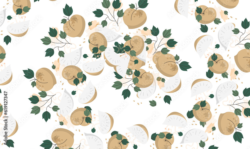 JICAMA PATTERN FOR BACKGROUND OR TEXTURE JICAMA PATTERN FOR BACKGROUND OR TEXTURE