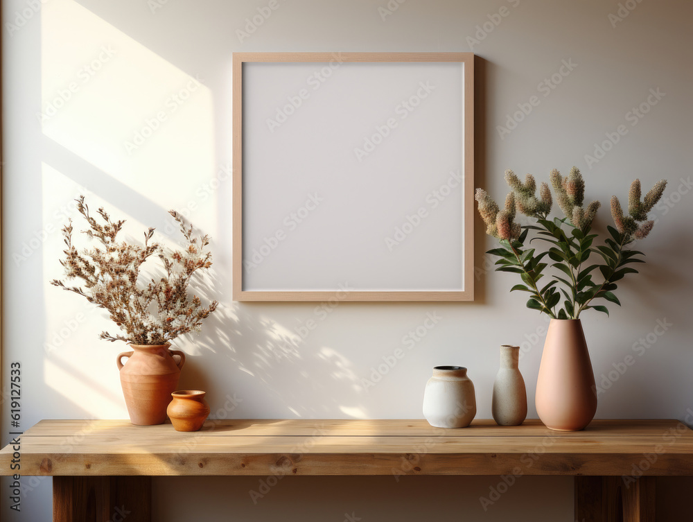 Mockup Poster close up in home interior background 3d, Mockups Design 3D, High-quality Mockups, Generative Ai Mockup Poster close up in home interior background 3d, Mockups Design 3D, High-quality Mockups, Generative Ai