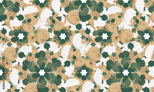 JICAMA PATTERN FOR BACKGROUND OR TEXTURE photo