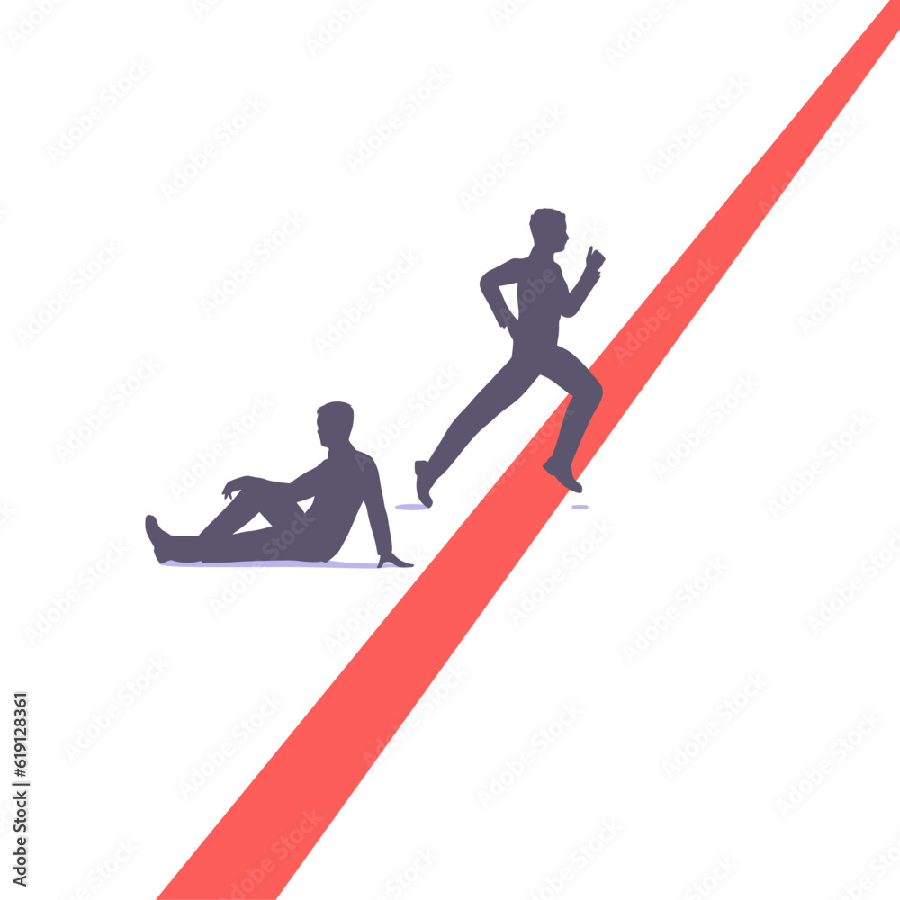 Step out of comfort zone or safe zone, dare to walk your own way or manage to exit from routine job to start new business. Businessman moving forward or take a chance to success. Leadership concept Step out of comfort zone or safe zone, dare to walk your own way or manage to exit from routine job to start new business. Businessman moving forward or take a chance to success. Leadership concept