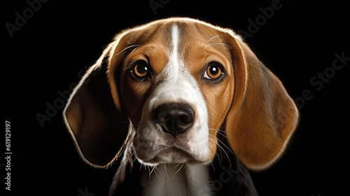 beagle dog portrait HD 8K wallpaper Stock Photographic Image