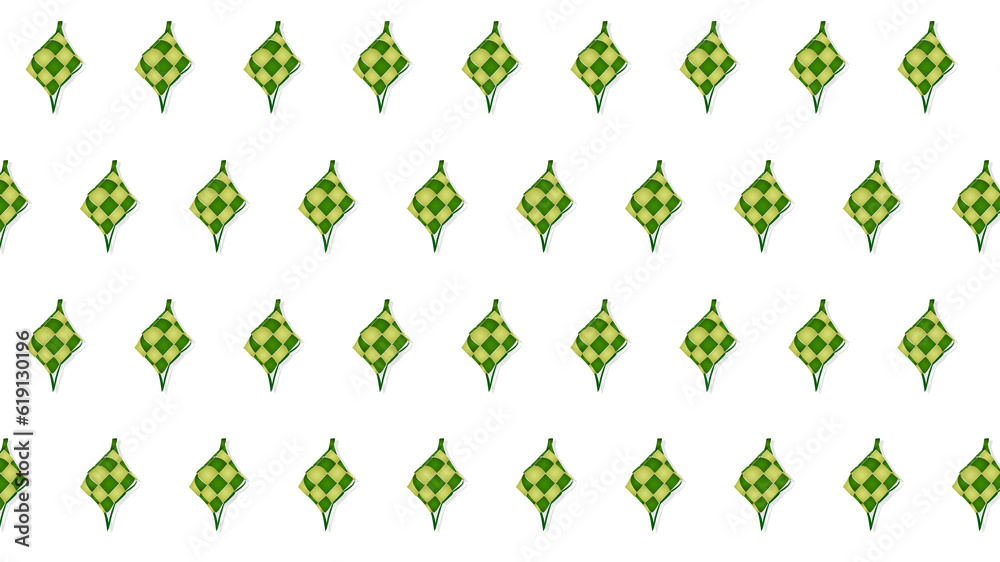 Fototapeta premium ketupat pattern for background or texture