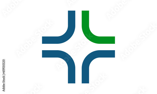 Medical logo, cross logo, medical center logo, health symbols