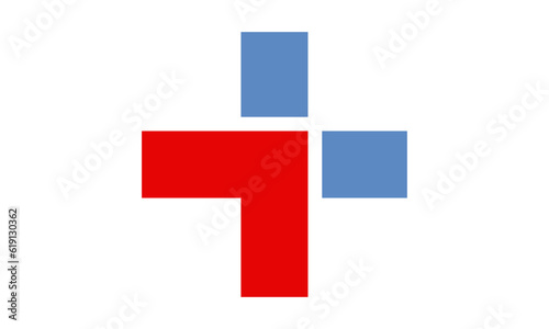 Medical logo, cross logo, medical center logo, health symbols