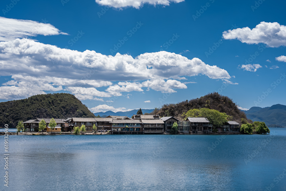 lake in the mountains