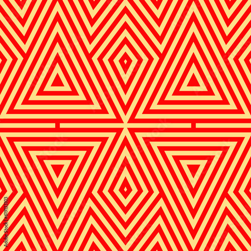 Seamless pattern. Rhombuses, triangles, kites ornament. Geometrical backdrop. Abstract background. Ethnic motif. Geometric figures wallpaper. Digital paper. Ethnical textile print. Web design