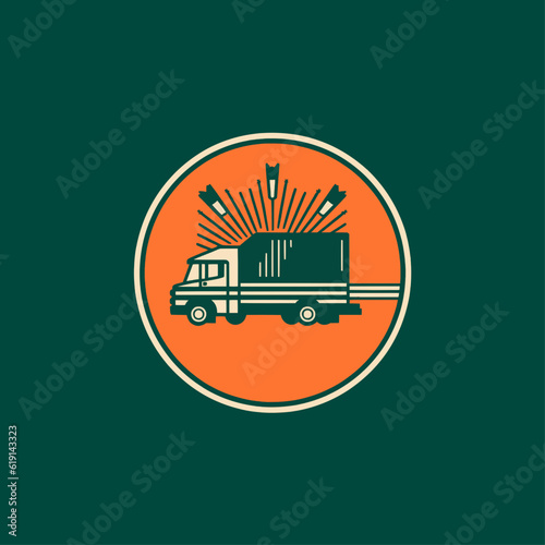 Truck Surprise Vector Logo
