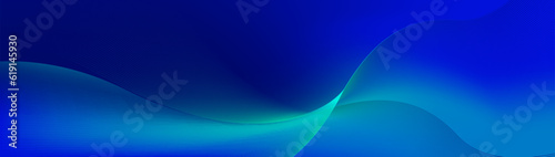 Abstract blue dynamic wave lines curve background. Futuristic hi-technology. Landing page. Banners, flyers, and presentations. Vector illustration