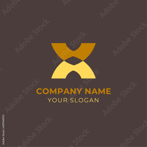 logo for business, letter x, abstract.