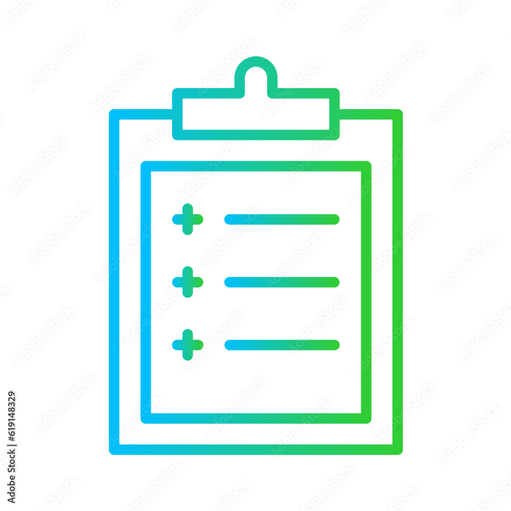 Schedule Business and Finance icon with green and blue gradient outline style. date, event, plan, page, agenda, paper, planner. Vector illustration Schedule Business and Finance icon with green and blue gradient outline style. date, event, plan, page, agenda, paper, planner. Vector illustration