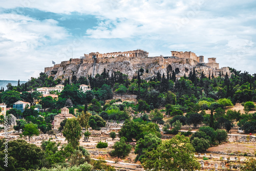 vue acropole Athènes Grèce photo