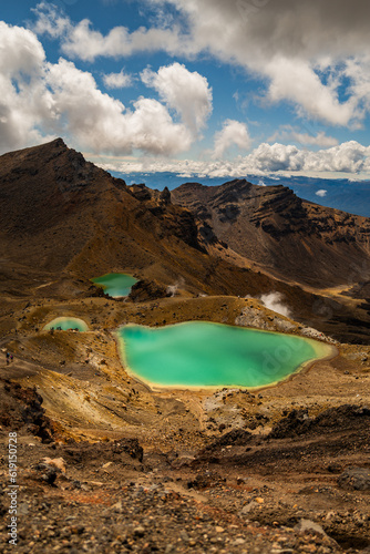 blue lakes in the mountains of New Zealand  © StiF