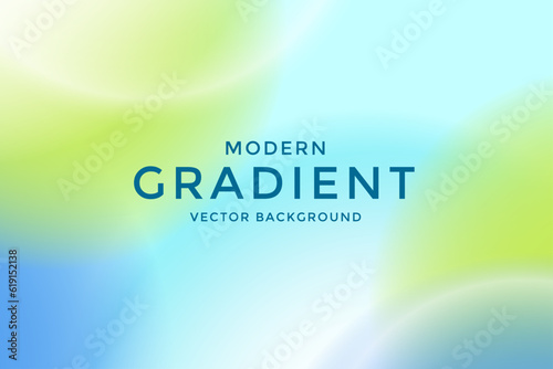 blurry green and blue modern gradient background