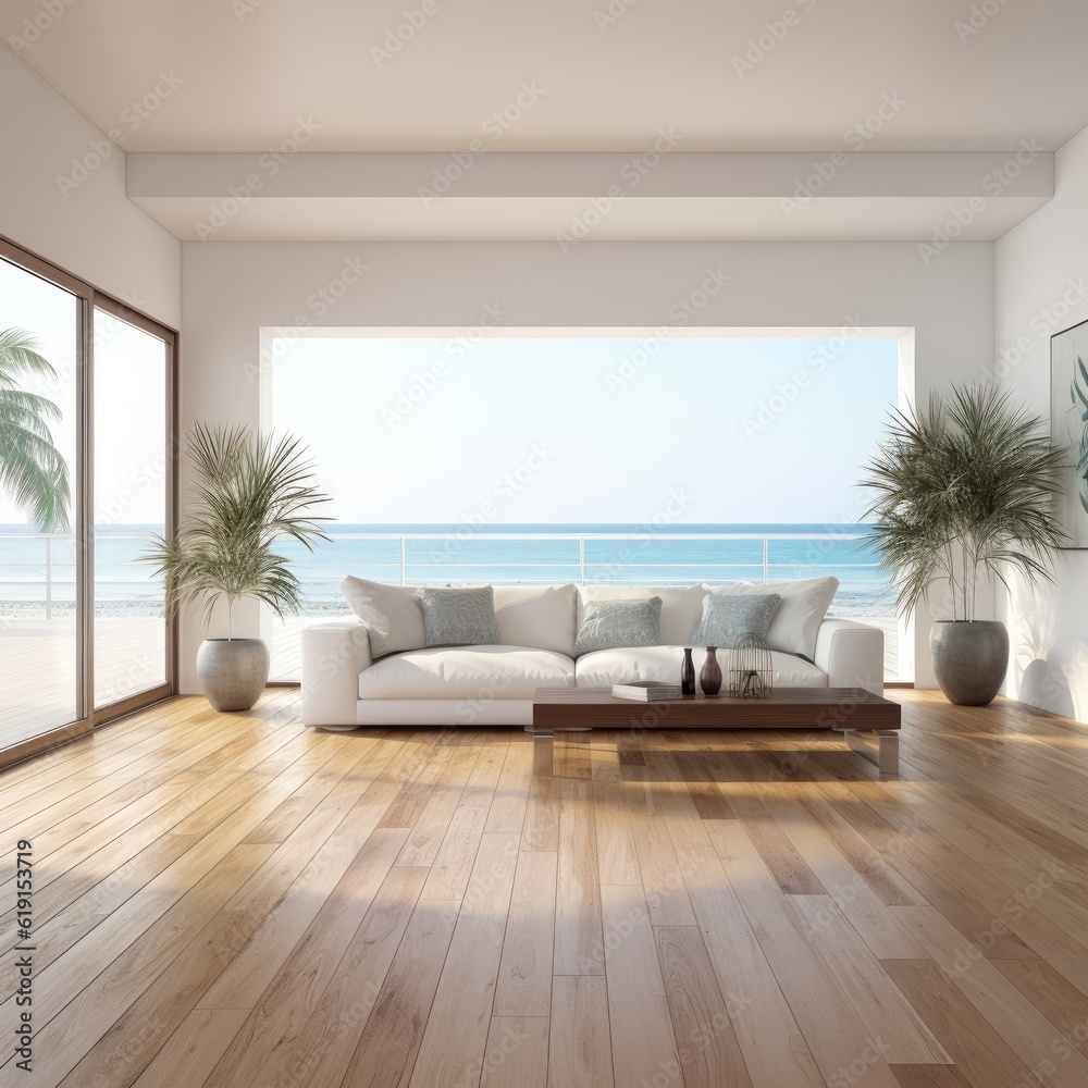 Fototapeta premium luxury mediterranean villa in summer. Concept of luxury and mediterranean living