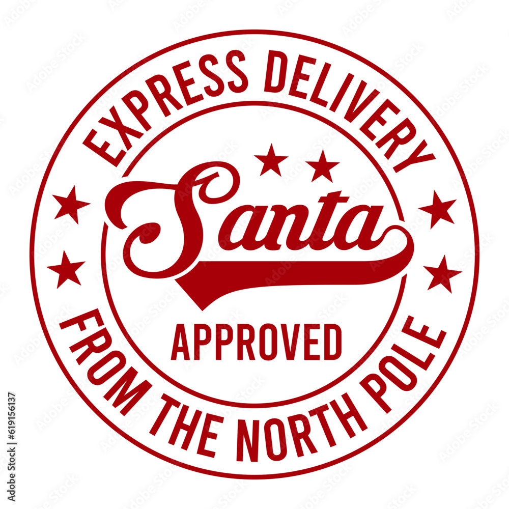 Express Delivery Santa Approved From The North Pole Svg Express Delivery Santa Approved From The North Pole Svg