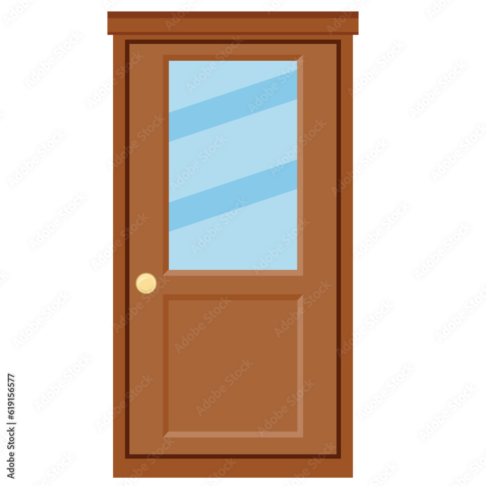 door isolated on white background door isolated on white background