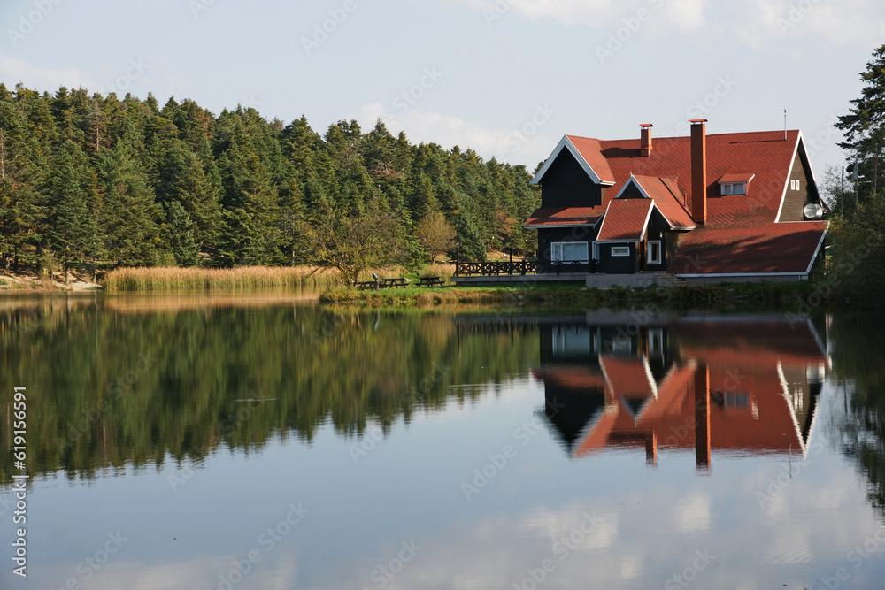 Golcuk Lake in Bolu, Turkey, is one of the country's important natural areas. Golcuk Lake in Bolu, Turkey, is one of the country's important natural areas.