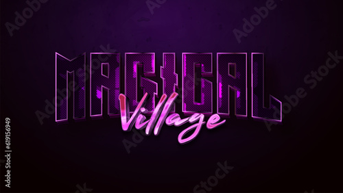 1375Editable text effect, magical halloween text style