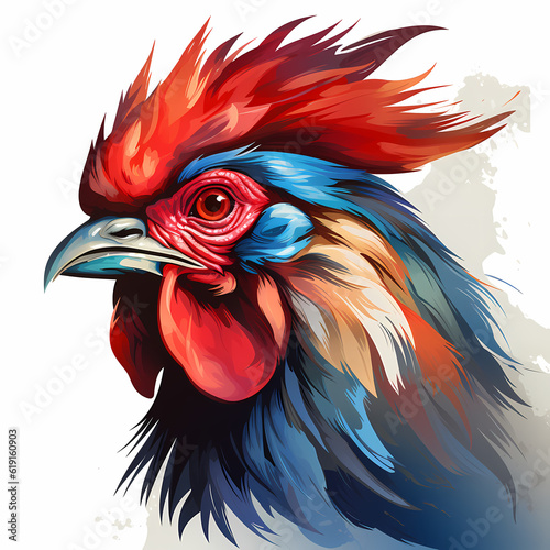 Rooster Illustration Design
