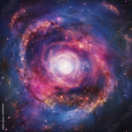 Enchanting Galaxy: A Captivating View of Deep Space generative AI