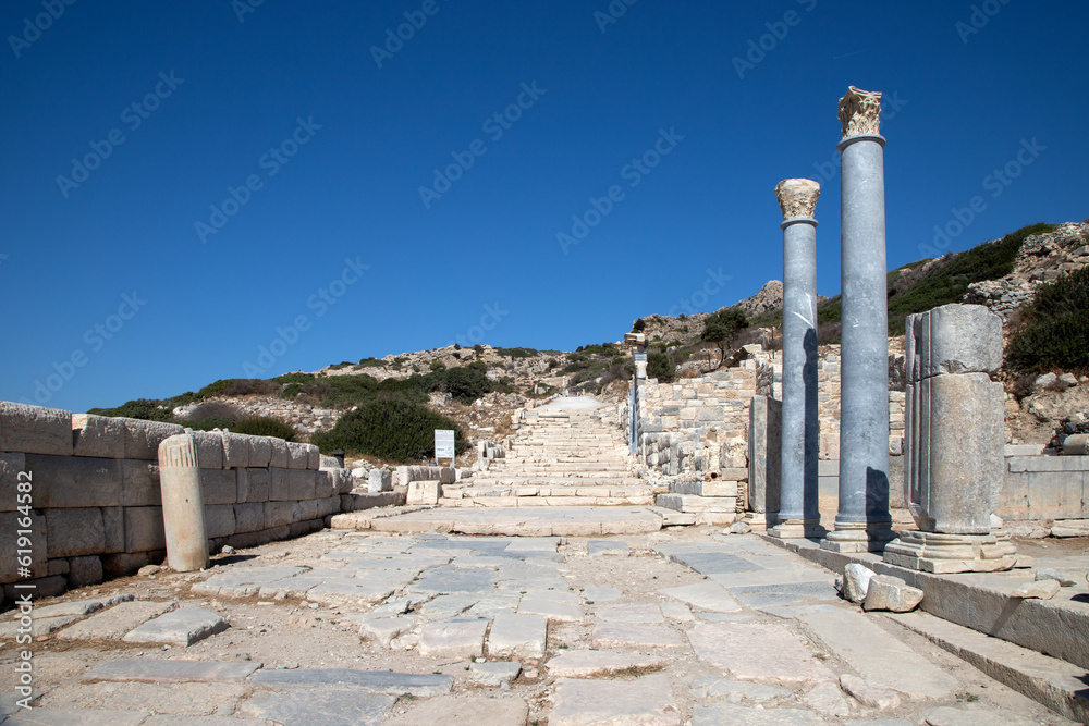The ancient city of Knidos is in the Datca district of Muğla


