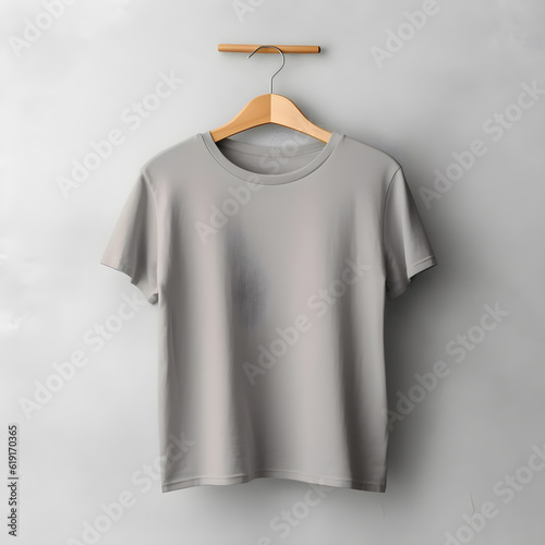 tshirt mockup on clothes hanger bella canvas mock up in minimal style