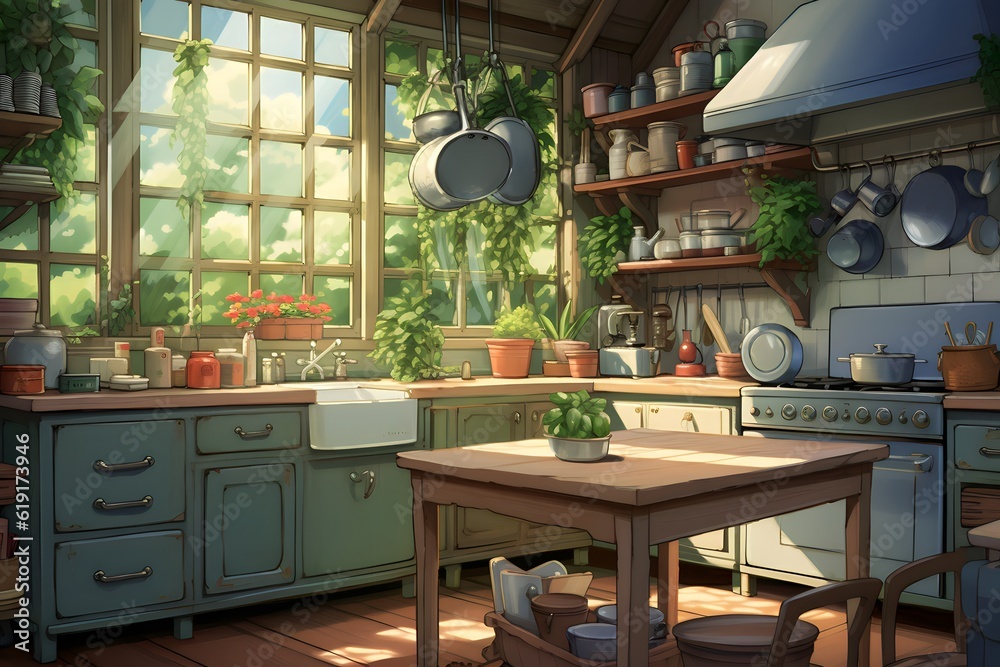 Kitchen illustration Kitchen illustration