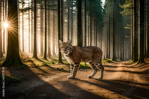 bobcat in the forest © Ahmad