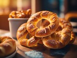 crunchy pretzel snacks generative ai