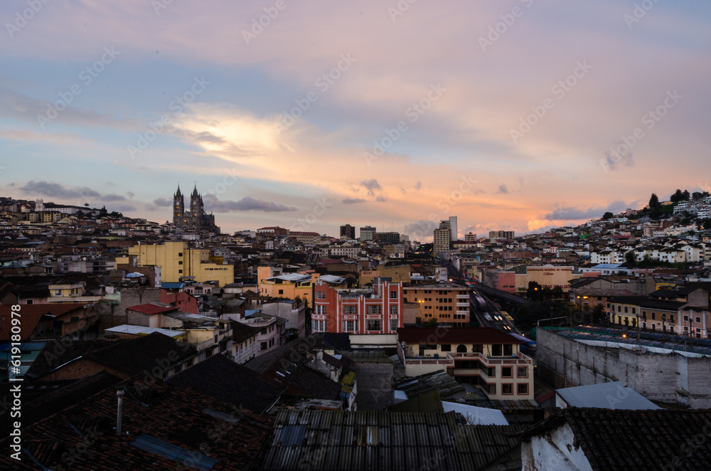 Atardecer en Quito
